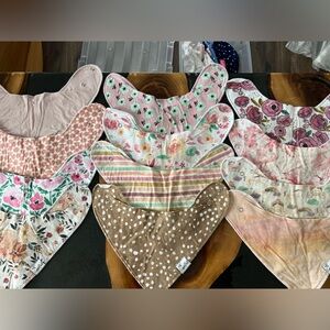 13 x copper pearl girls bibs